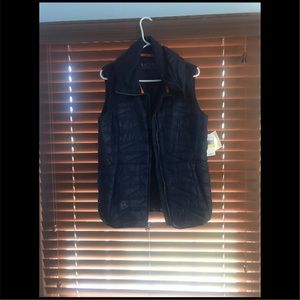NWT MICHAEL Michael Kors Navy Blue Vest Sz Med$150